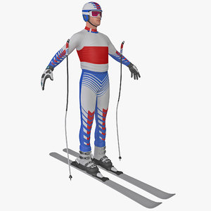 downhill skier 2 3d 3ds