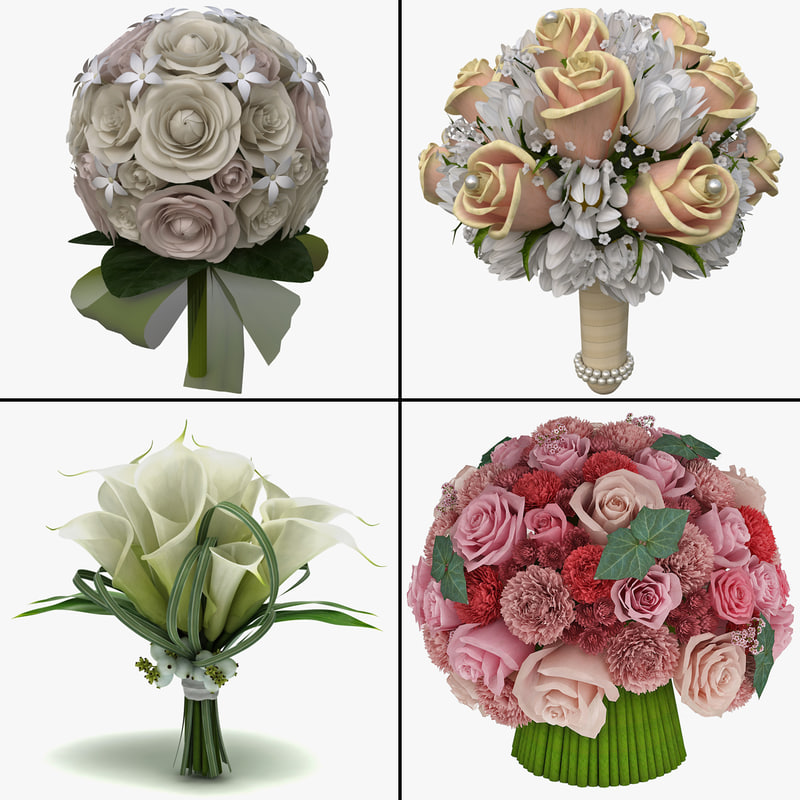 Flower Bouquet 3d Model