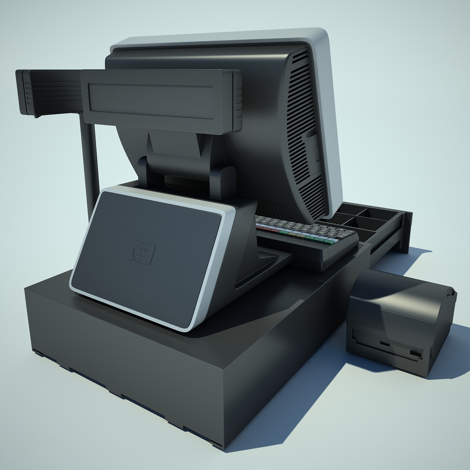 cash register 3d model
