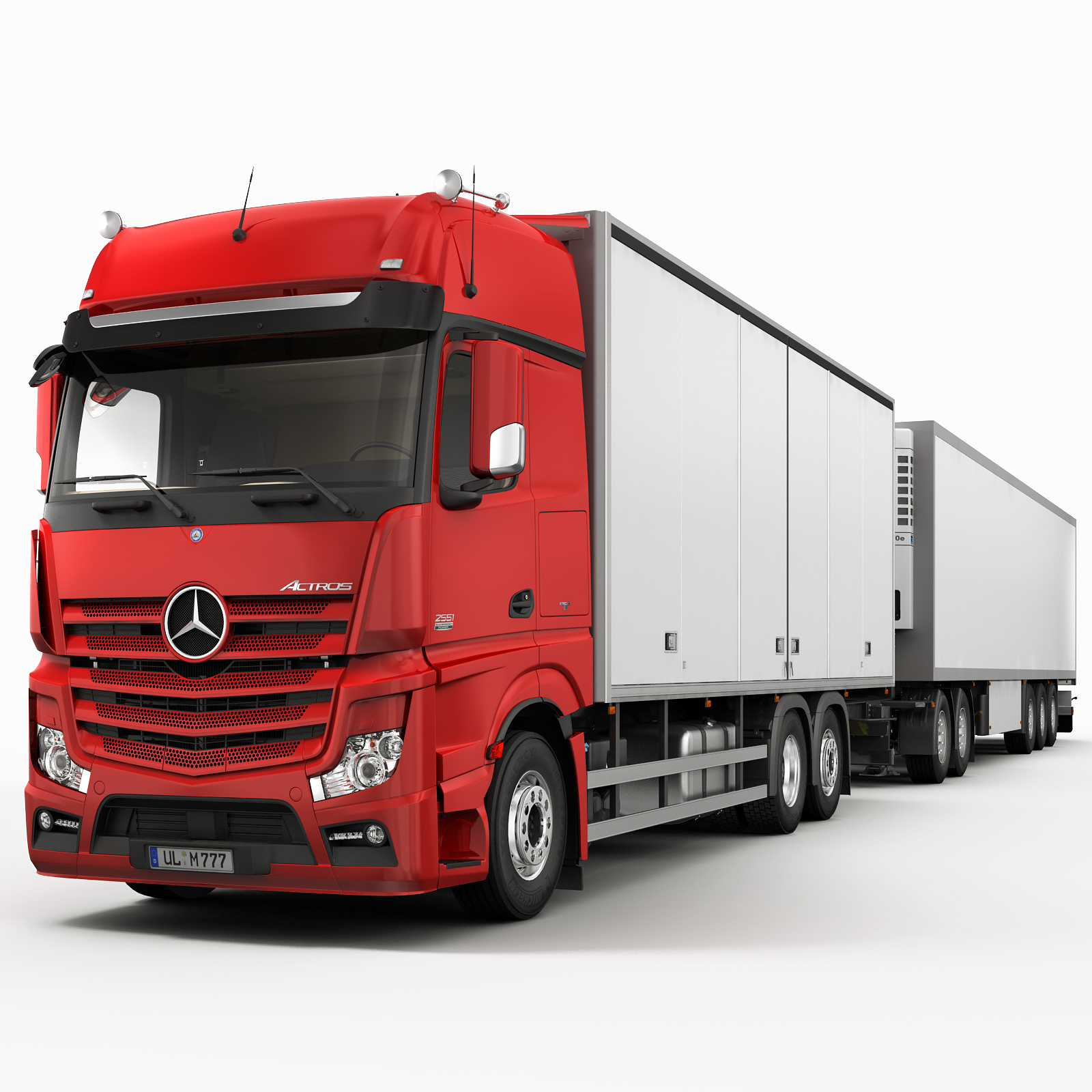 3d mercedes actros model