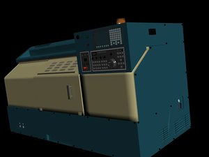 3d model cnc machine makine