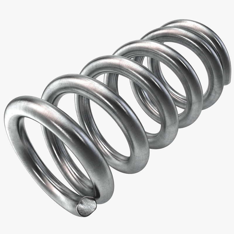 3d model of compression spring