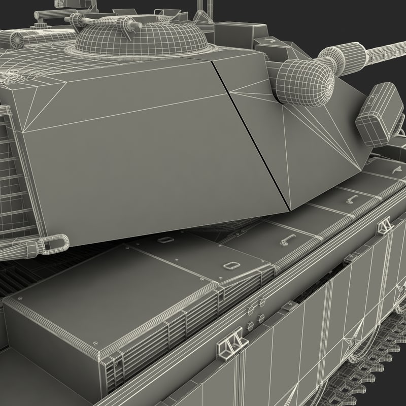 3d Model Main Battle Tank Sabra