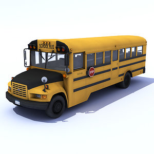 3ds max school bus