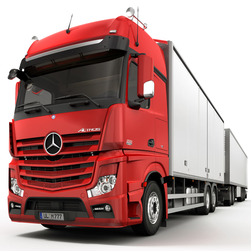 3d mercedes actros model