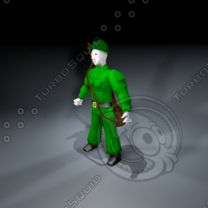toy soldier army man 3d 3ds