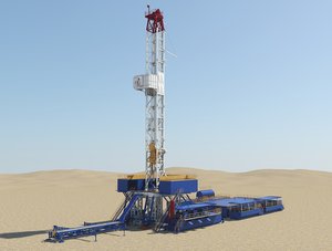 drilling rig 3d model