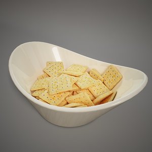 3d model china bowl crackers