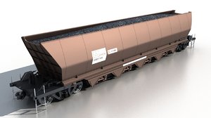 coal wagon 3d max