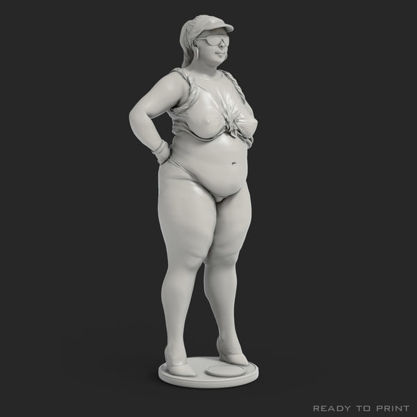 Model chubby Hot Plus