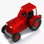 cartoon tractor toon 3d model