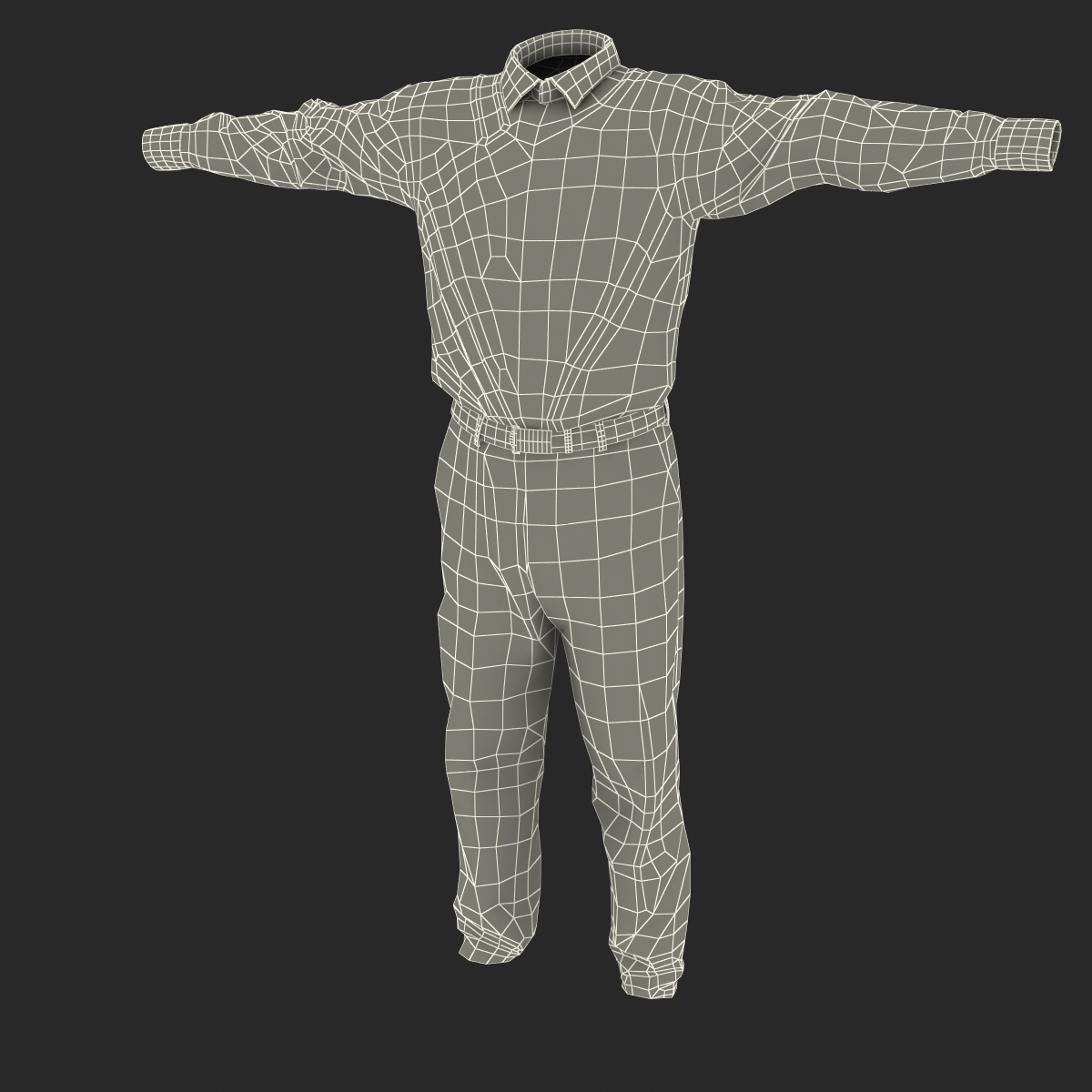 Male Casual Clothes 5 3d Model 
