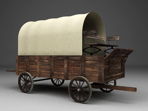 old wagon 3d x