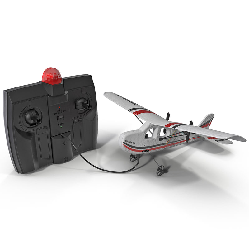 remote control airplane cessna 3d model