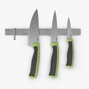 kitchen knives 3d fbx