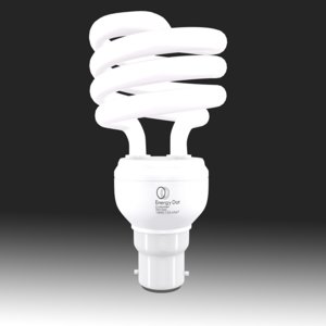 3d model of energy saving light bulb
