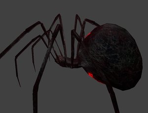 widow spider 3d model