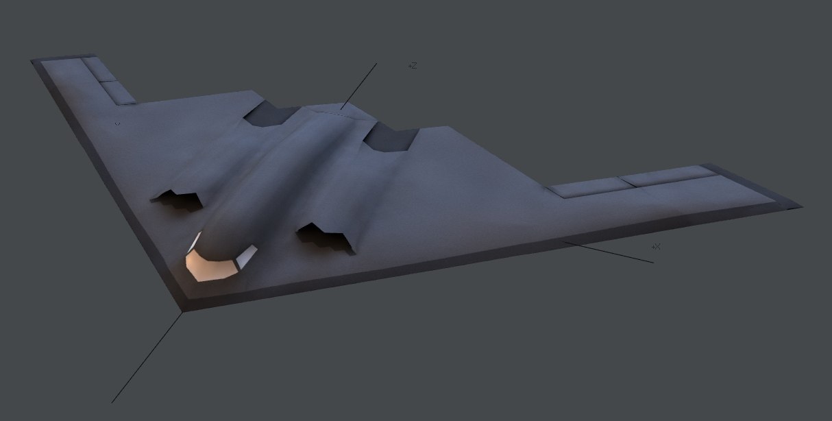 3d Model B-2 Spirit Stealth Bomber