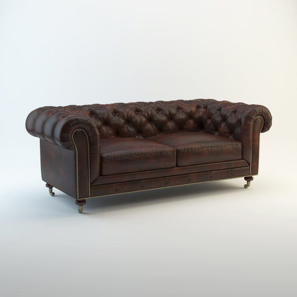 chesterfield sofa 3d max