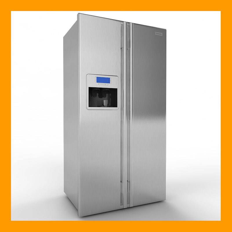 Electrolux Fridge Freezer 3d 3ds