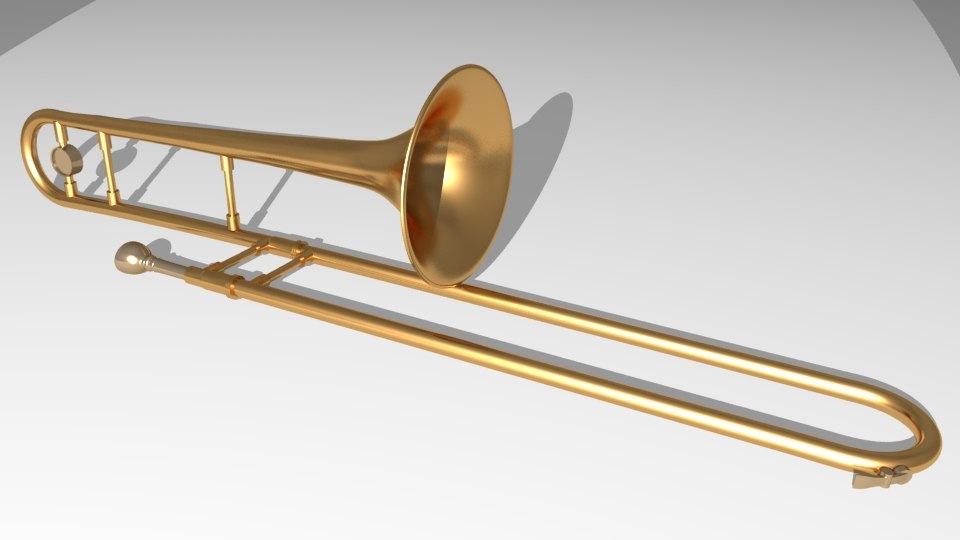 3d model trombone