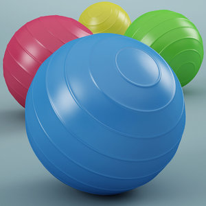 pilates ball 3d model