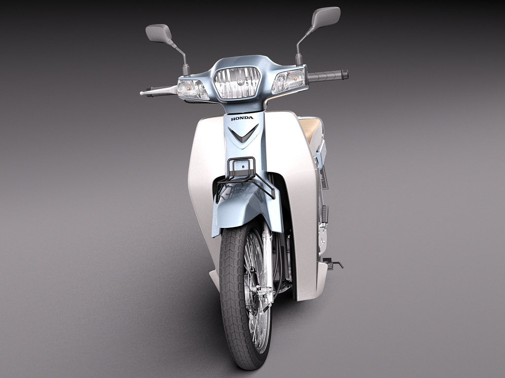 3d model honda 2013 super