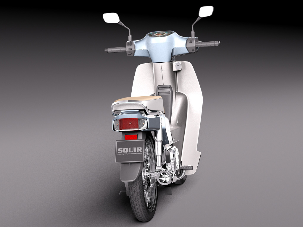 3d model honda 2013 super