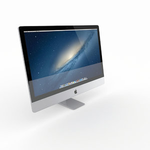 3d model new imac mac