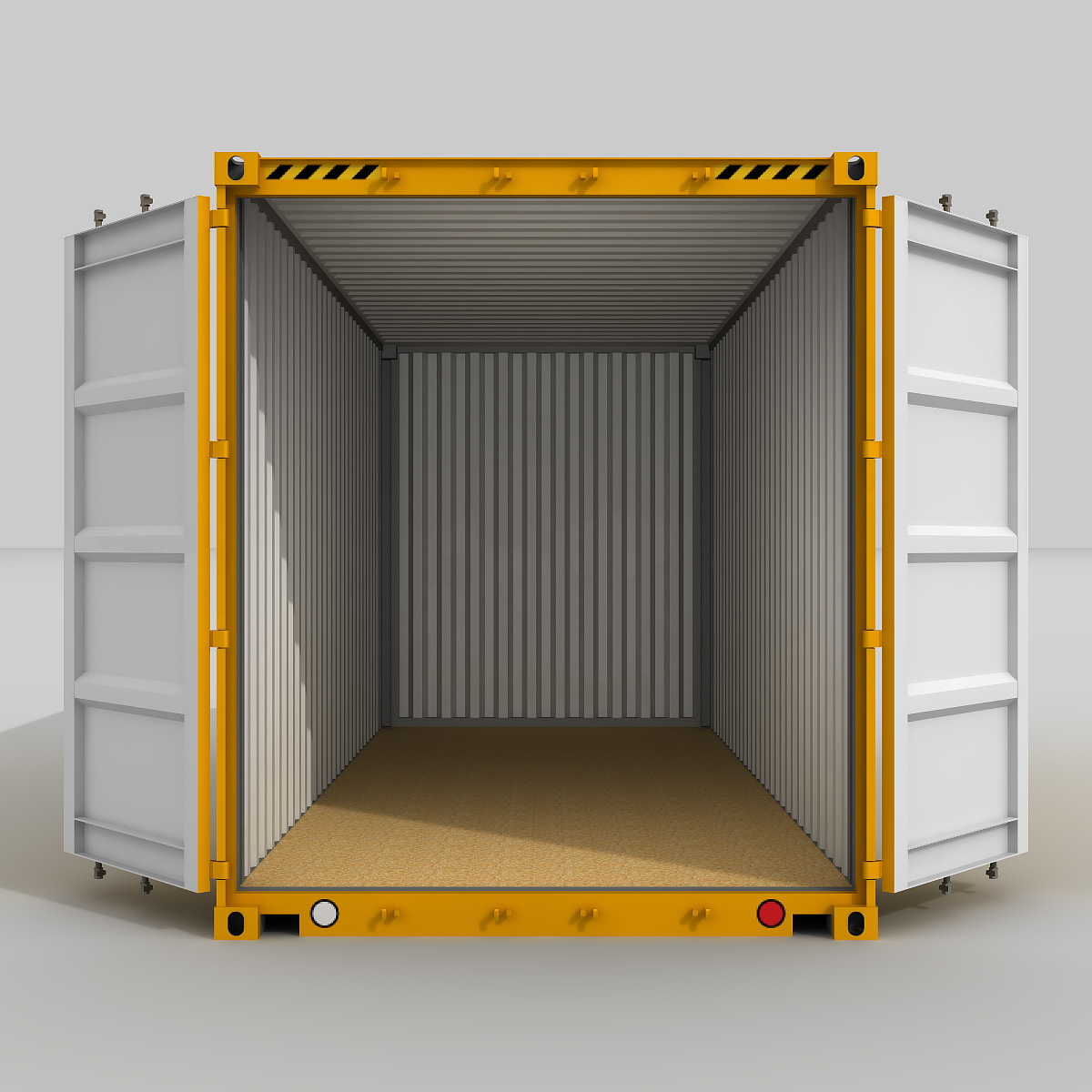 20 shipping container 3d model