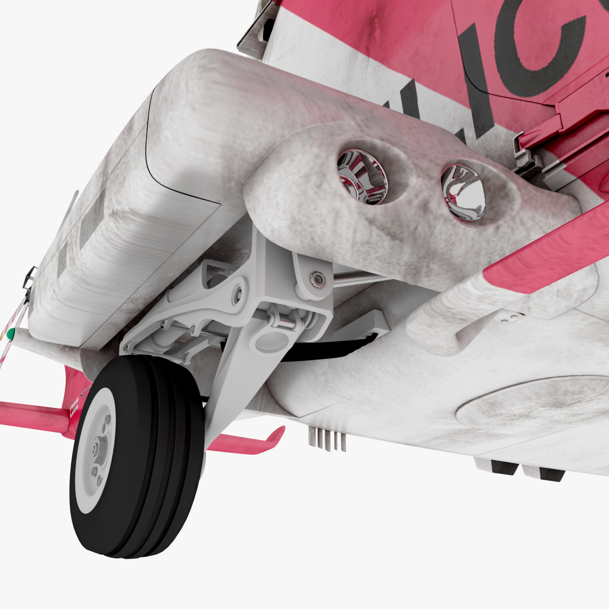 3d agustawestland aw139 2 rigged model