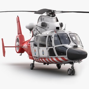 eurocopter 365 air ambulance 3d max