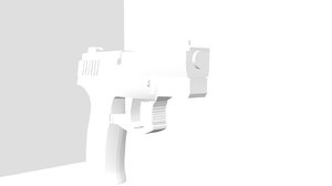 3d model of taurus handgun