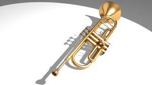 3d trumpet model