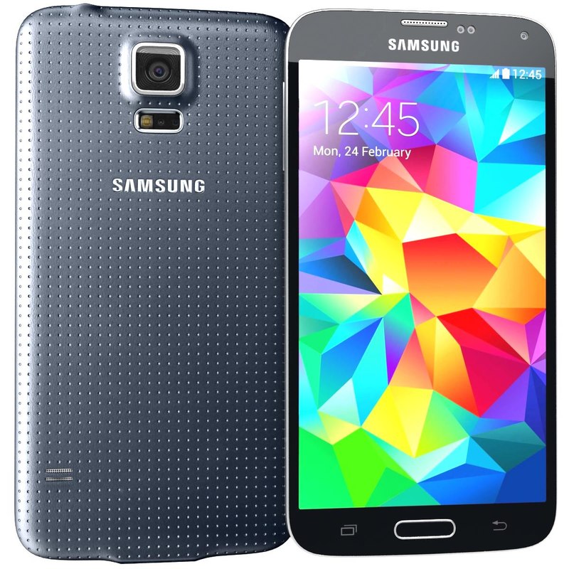 samsung galaxy s5 black 3d 3ds