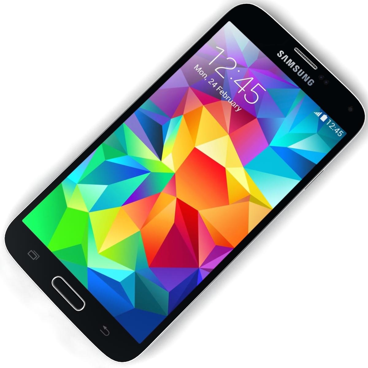 三星galaxy s5黑色3d模型
