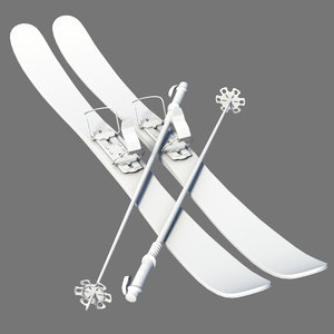 ski board 3d model