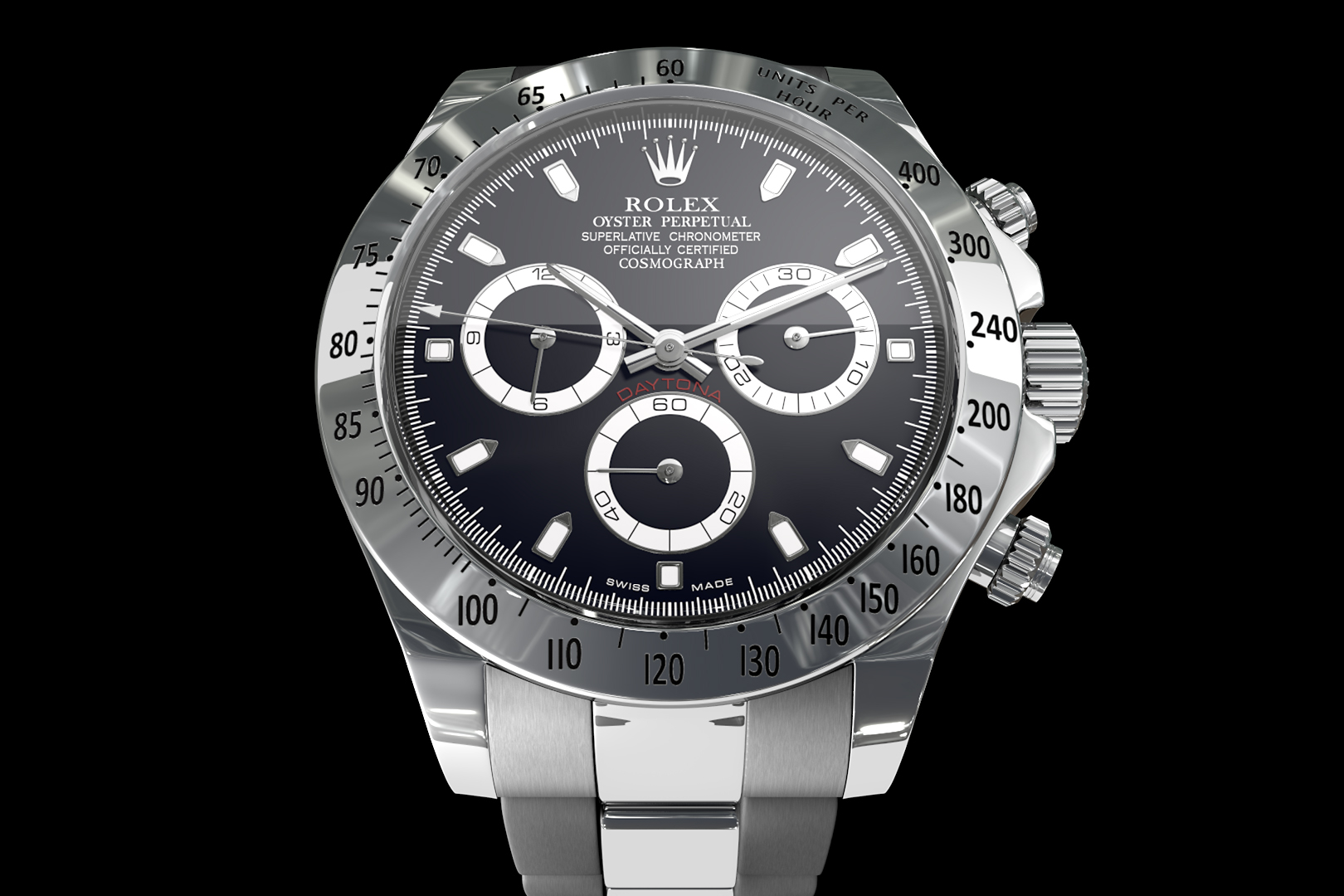 c4d rolex daytona clock