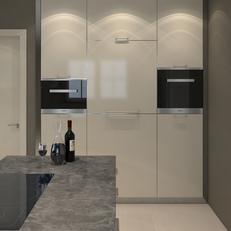 kitchen realistic 3d max