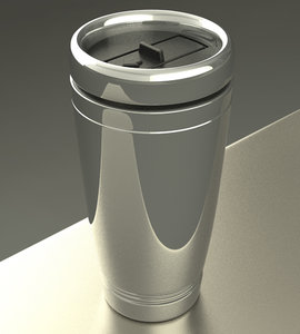 3d thermal coffee mug model