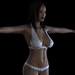 3d model female body