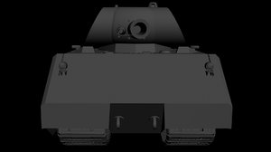 3d model tank