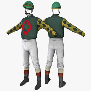 jockey clothes 3d model