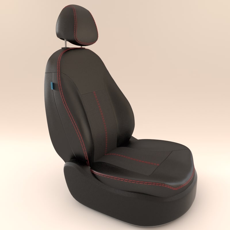 Car Seat 3d Obj