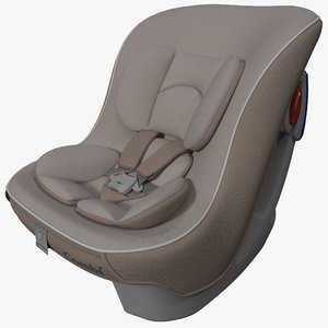 3d model convertible car seat combi