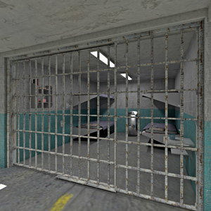 3d prison cell model