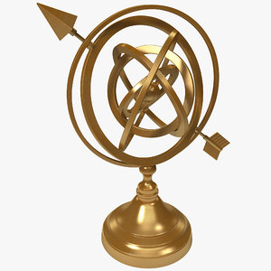 3ds max armillary sphere