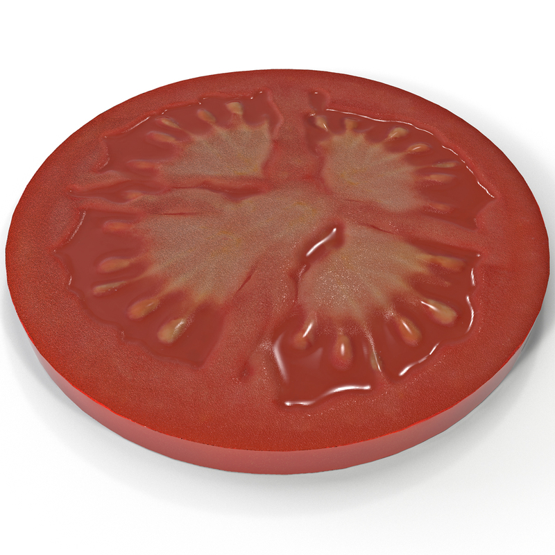 sliced tomato 3d 3ds