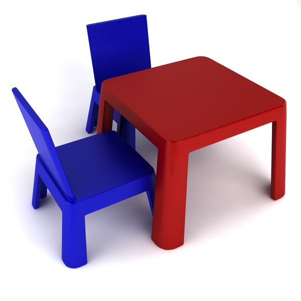 toy table and chairs