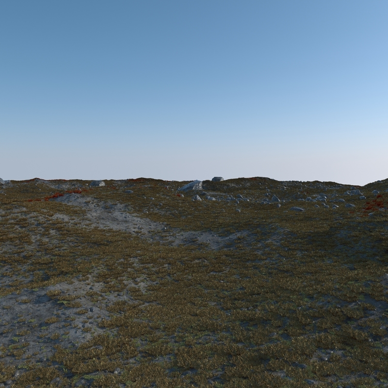 3d model tundra landscape